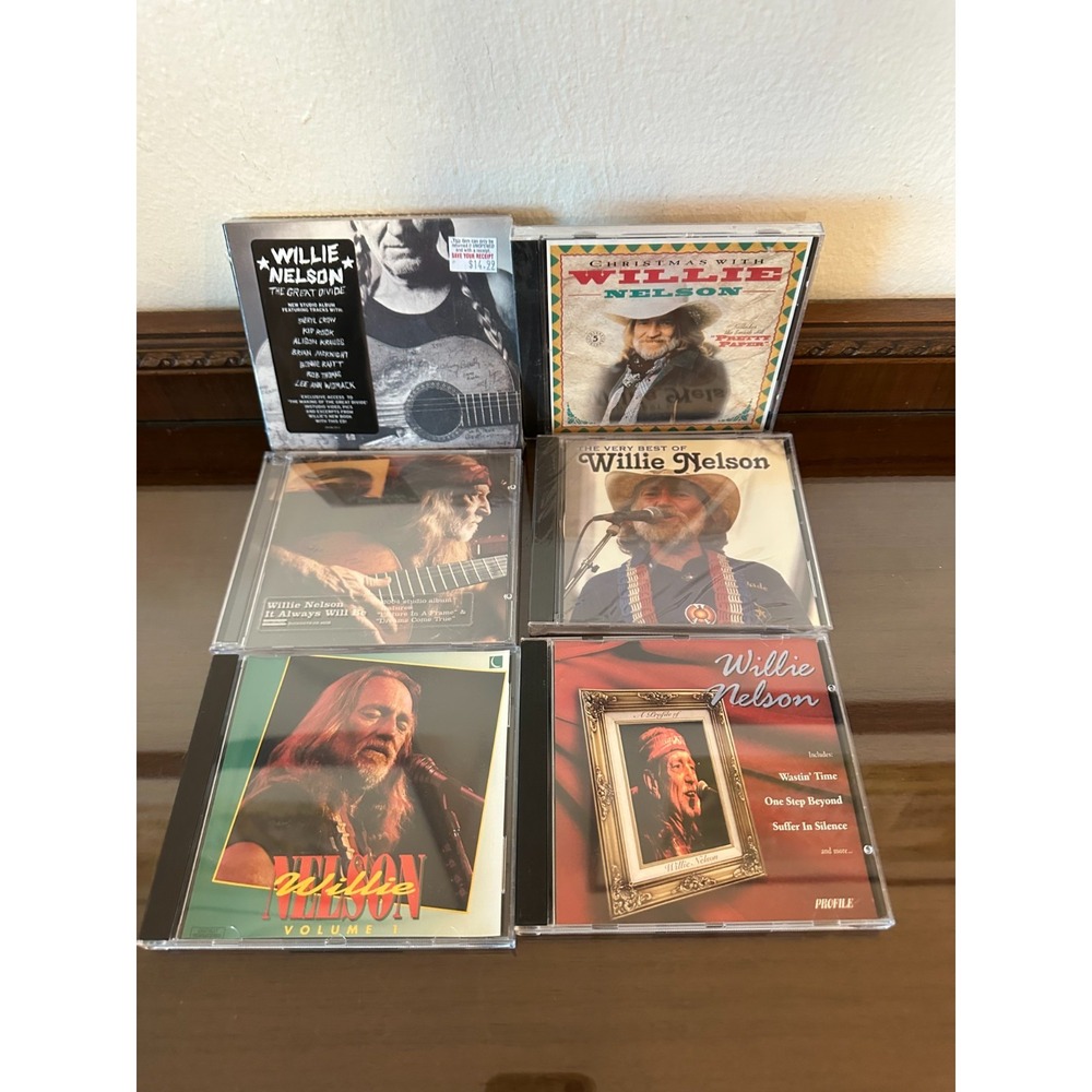 Lot Of‎ 6 Country CDs Willie Nelson Profile The Great Divide Christmas - Picture 4 of 4
